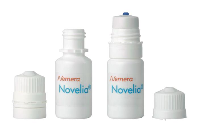 The UK has approved a new drug product for glaucoma treatment, delivered with Novelia, Nemera's multidose preservative-free eyedropper
