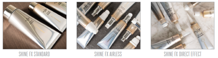 Fusion debuts new website for Shine FX Laminate Tubes colecction